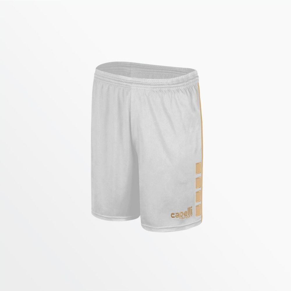 CAPELLi MEN'S EMPIRE PRO MATCH SHORTS Size M in White/Green‎ Pinstripe/Black NWT